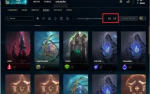 Conta de League of legends