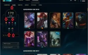 Conta de League of legends