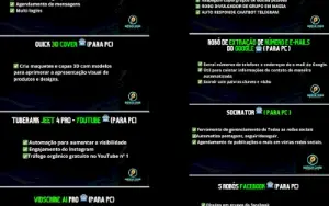 Pack Premium De Ferramentas Virtuais + Bonús Robo Extrator D