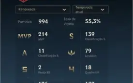 CONTA GRÃO MESTRE + CONTA PLATINA LOL PC