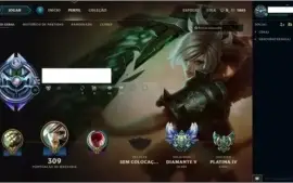 Conta Lol Diamante V 132 Champions/47 Skins/borda Diamante