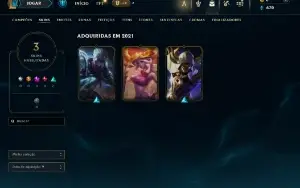 Ferro 1 com 23 Champs e 3 Skins