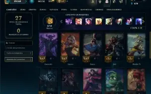 Ferro 1 com 23 Champs e 3 Skins