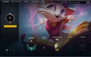 Conta platina 4 League of Legends