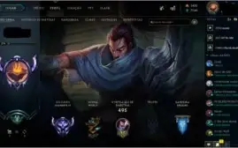 Diamante IV, único dono, lvl 170+ de 100 skins, todos champs