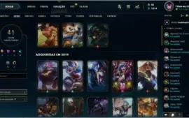 conta de LOL