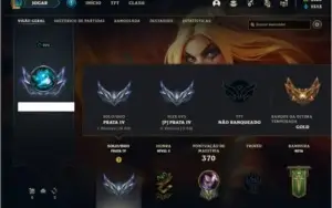 Conta Prata 4 com 105 Champs e 62 Skins + 2200 RP