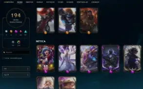 Conta Full Acesso Upada A Mão Com 194 Skins (6 Míticas)