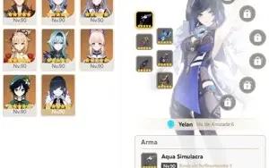 CONTA GENSHIN AR57 - 9 ARMAS 5⭐ 3 DE ASSINATURA, 11 PERS 5⭐