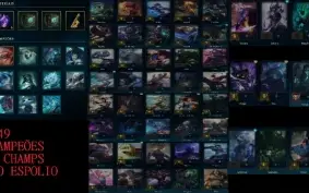 Conta Lol Gold 2 - Level 55 - 49 Champ - 17 Skins