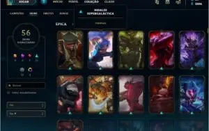 Conta Lol Borda Diamante 3,57 skins,Todos Os Champs,106 Icon
