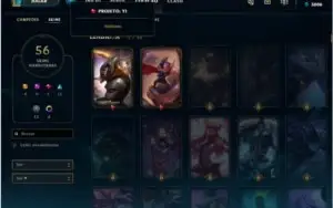 Conta Lol Borda Diamante 3,57 skins,Todos Os Champs,106 Icon