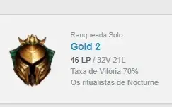 CONTA LV 35 - GOLD 2 COM 70% WINRATE + 2 ORBES