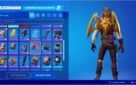 conta fortnite senhor das estrelas e outras