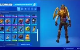 conta fortnite senhor das estrelas e outras