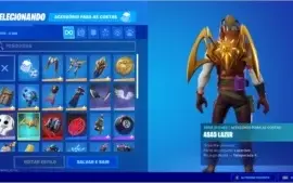 conta fortnite senhor das estrelas e outras