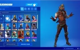 conta fortnite senhor das estrelas e outras