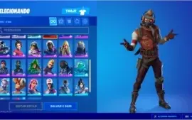 conta fortnite senhor das estrelas e outras
