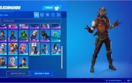 conta fortnite senhor das estrelas e outras