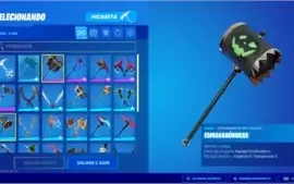 conta fortnite senhor das estrelas e outras