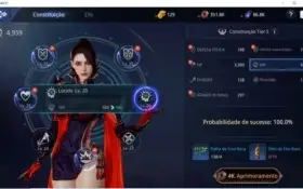 CONTA MIR4 TOP 40 SERVER NA 33 + CONTA PRA FARM LVL 40