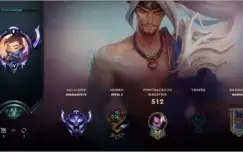 Conta no lol diamante IV