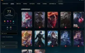 Vendo conta de LOL - League of Legends PRATA 4 - 70 skins