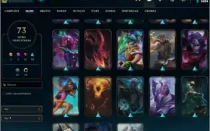 Vendo conta de LOL - League of Legends PRATA 4 - 70 skins