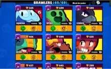 CONTA FULL BRAWL STARS, + DE 30K DE TROFÉUS, 49/49 BRAWLERS