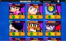 CONTA FULL BRAWL STARS, + DE 30K DE TROFÉUS, 49/49 BRAWLERS