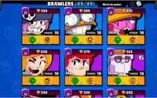 CONTA FULL BRAWL STARS, + DE 30K DE TROFÉUS, 49/49 BRAWLERS