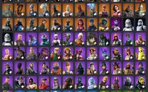 conta fortnite old várias skins raras