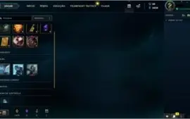 Conta de lol platina 4 com 14k de EA