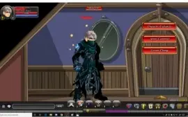 aqw conta full top, com a original dark caster