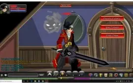 aqw conta full top, com a original dark caster