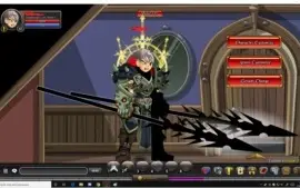 aqw conta full top, com a original dark caster