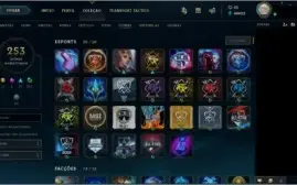 Conta League of legends - Todos os campeões, 183 skins
