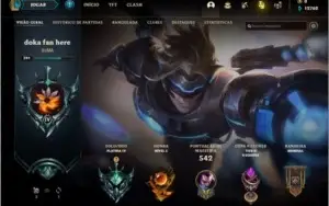Conta Lol,todos campeões,128 skins, 3 ultimates,10 lendarias