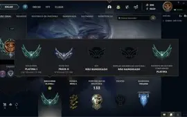 CONTA VALORANT/LOL ASCENDETE 3 E PLATINA 1