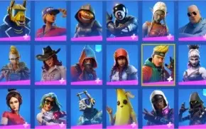 Conta de fortnite season 3 a 12 full e glow