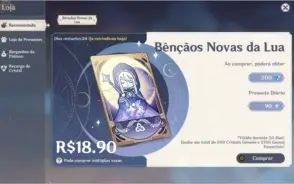 DILUC E VENTI + FISCHL 3 CONSTELAÇÕES E BENÇÂO DA LUA AR 30