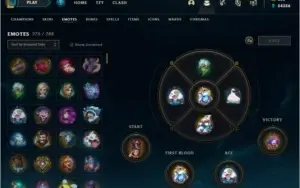 Conta lol com 598 skins