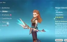 AR 28 - Kamisato+Diluc+Mona+Keqing+Jean+Harpa Celestial