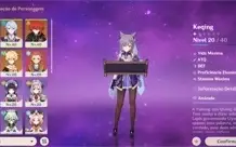 AR 28 - Kamisato+Diluc+Mona+Keqing+Jean+Harpa Celestial