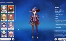AR 28 - Kamisato+Diluc+Mona+Keqing+Jean+Harpa Celestial
