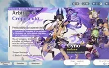 Conta genshin level 58 pt 84 com 80 tiros no garantido