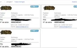 Venda de Gift Card League of Legends (RP)