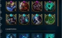 Desde 2010, possui 212 skins (Rammus Rei / Kayle Juíza)
