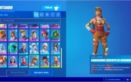 CONTA FORTNITE 46 SKINS + PASSE ATUAL