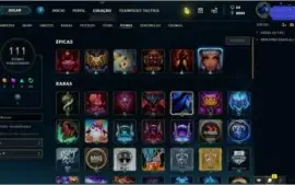 ACC PRATA II 107 CHAMPS E 128 SKINS POR R$135,00 Leve Agora!